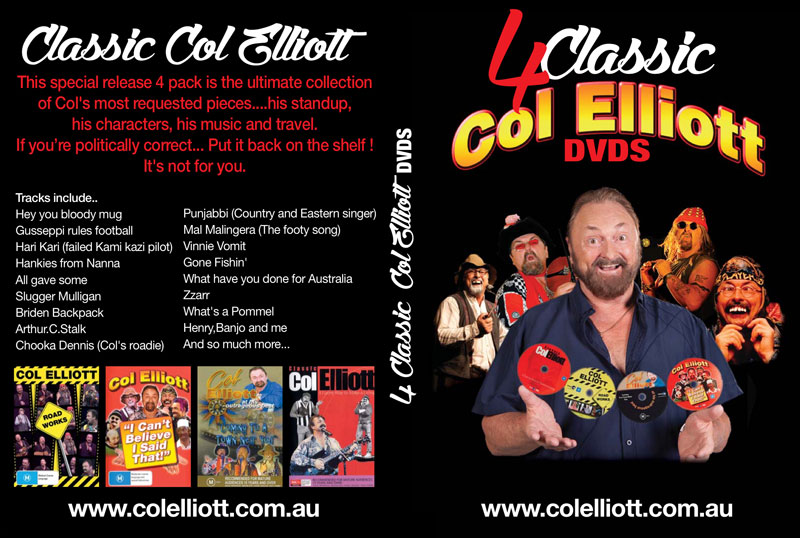4 Classic Col Elliott DVDs